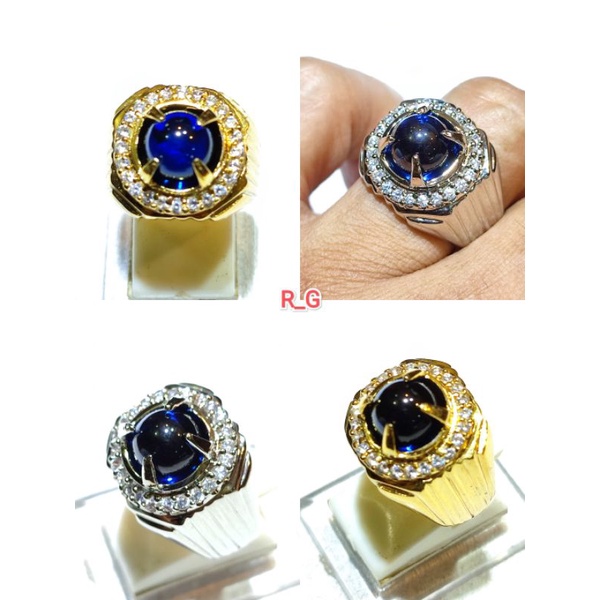 CINCIN BATU AKIK MUSTIKA KING SAPPHIRE
