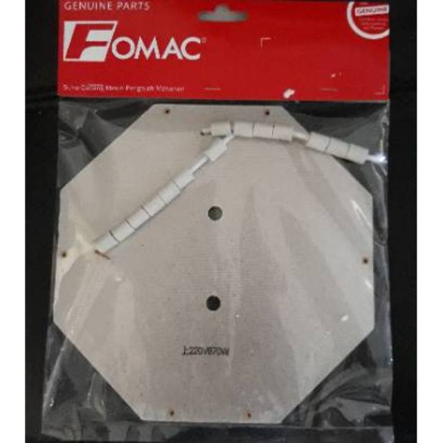 Elemen Pemanas Mesin Egg Wafel Hongkong Fomac