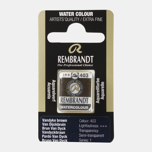 

Rembrandt Water Colour Pan Series Brown
