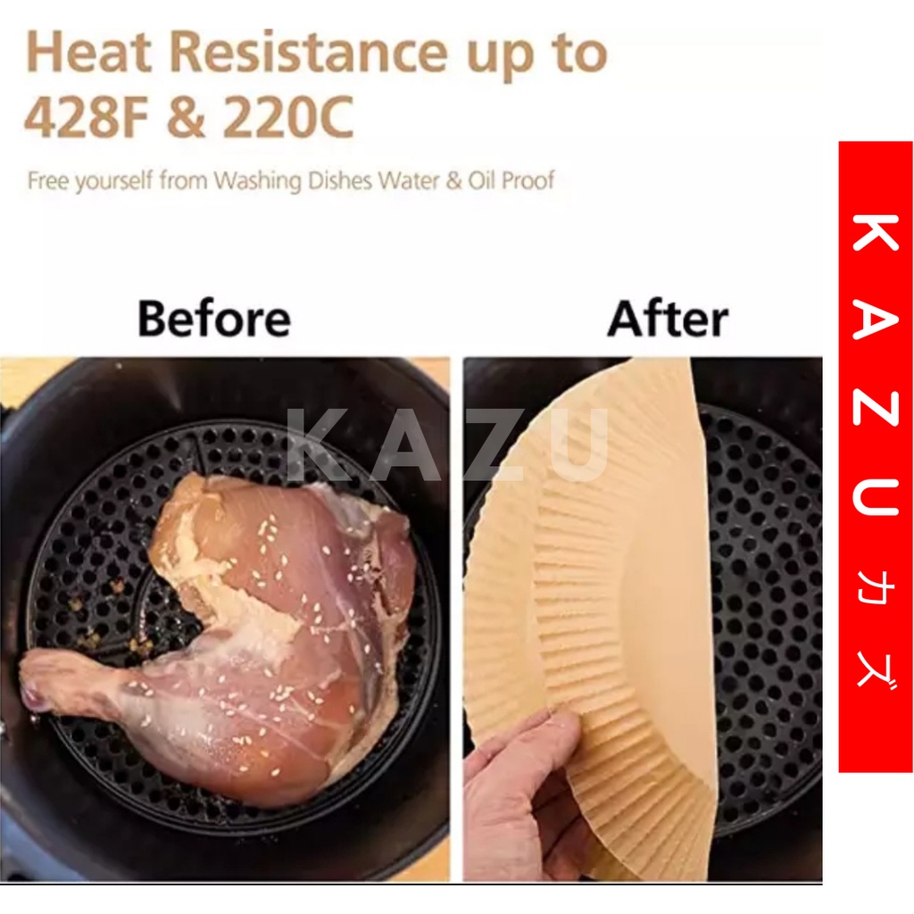 KAZU KHL110 Alas Air Fryer Paper Kertas Baking Anti Lengket Disposable
