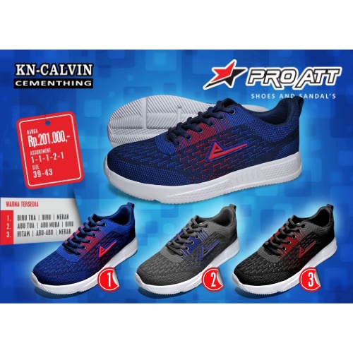 sogo PRO ATT KN CALVIN Sepatu Sneaker Sepatu Olahrga Wanita Dewasa Anti Slip Original