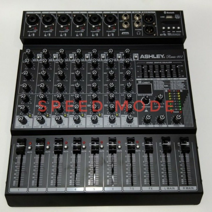 MIXER AUDIO ASHLEY REMIX 802 / REMIX802 / REMIX-802 (ORIGINAL)6ch,USB