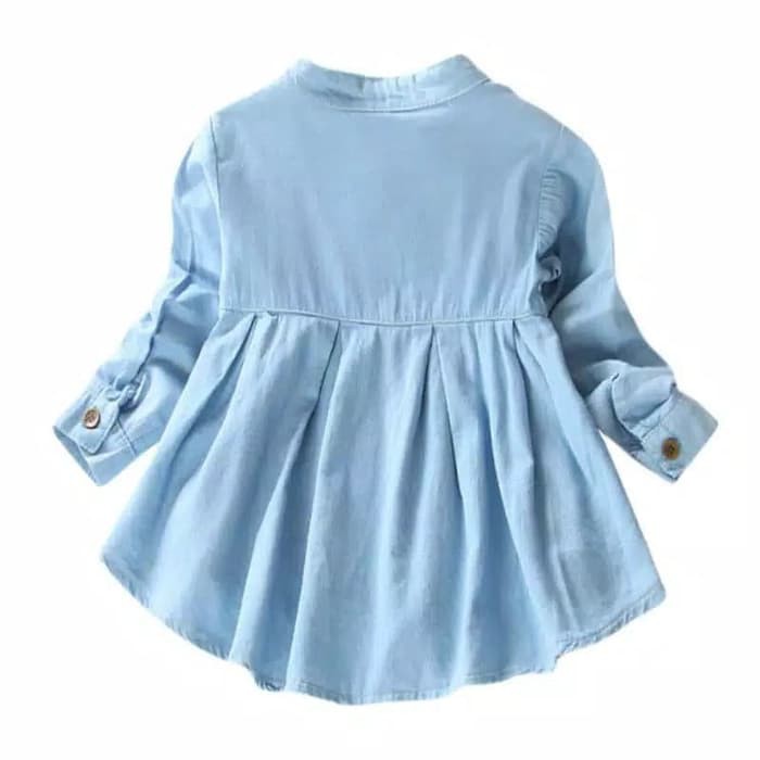 TBI Fashion Import Dress Terusan Model Jeans Baju Anak Cewe