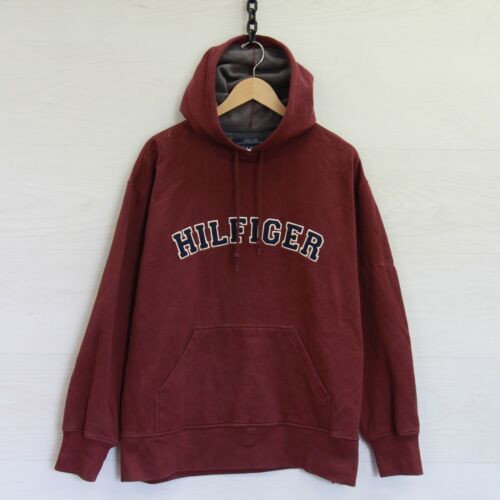 Jaket Sweater HOODIE HILFIGER BURGUNDI keren BIG SIZE XXL,XXXL,XXXXL,XXXXXL