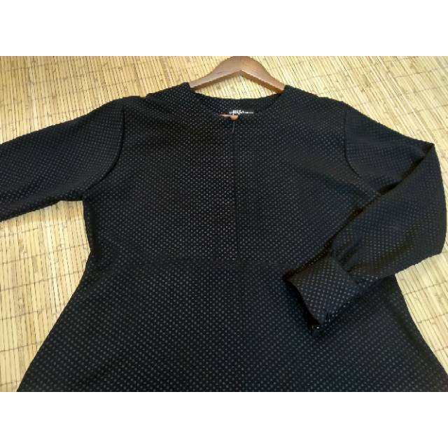 Gamis Jetblack Fursan Embos. Gamis Hitam. Gamis jetblack. Gamis Hitam Embos. Abaya Hitam