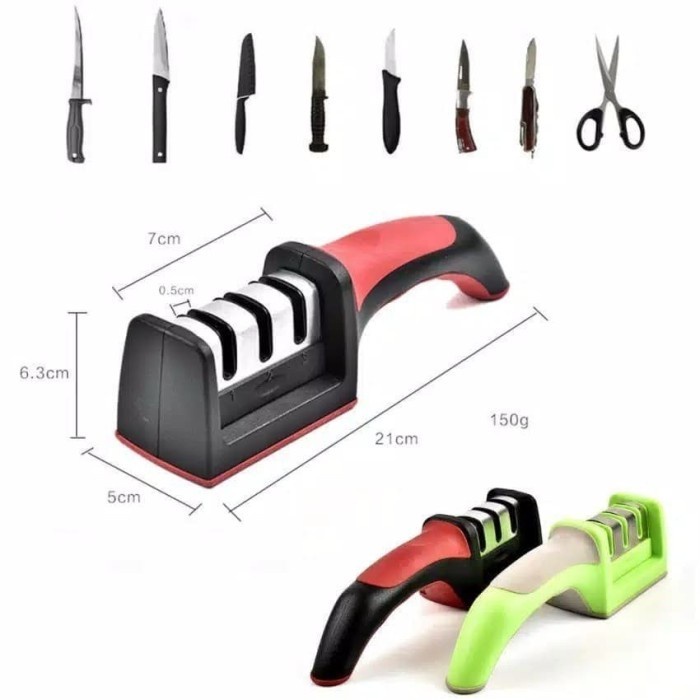 KNIFE SHARPENER KITCHEN KNIVES - PENGASAH PISAU PRAKTIS