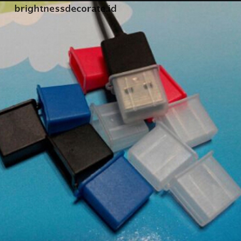 10pcs Plug Penutup Port Usb Tipe A Male Ke Usb Tahan Debu Untuk Ponsel