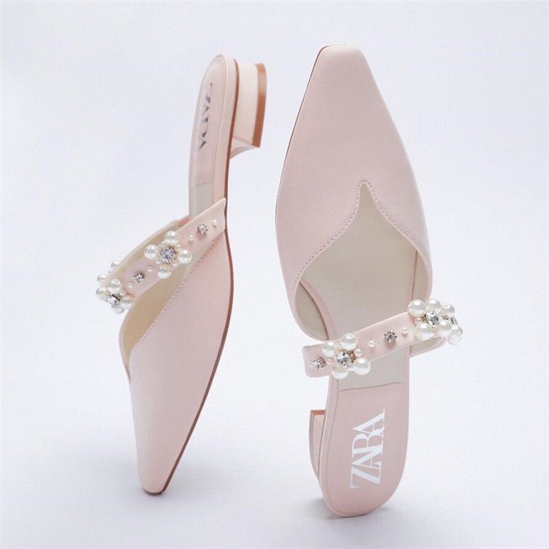 FLAT SHOES ZARA 476 - SEPATU BRANDED WANITA ZARA - SEPATU TEPLEK