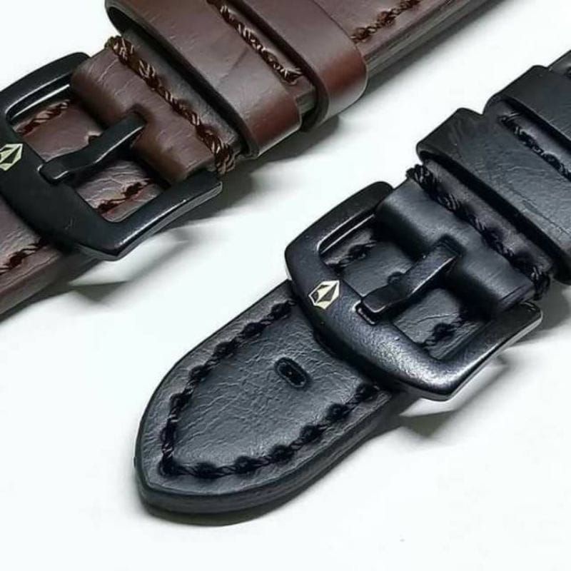 Tali jam strap leather 18 20 22 24 26 mm kulit Alexandre Christie Expediton free bezel