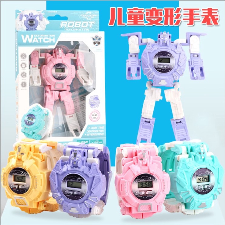 Jam Tangan Robot Deformation Import Anak Lucu Keren