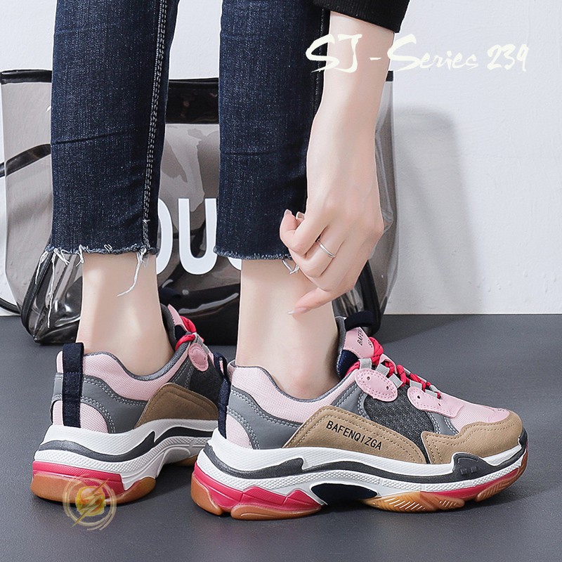 [OOS] Cruella Sepatu Sneakers Tali Wanita Import / Sepatu Olahraga Kualitas Premium - 239