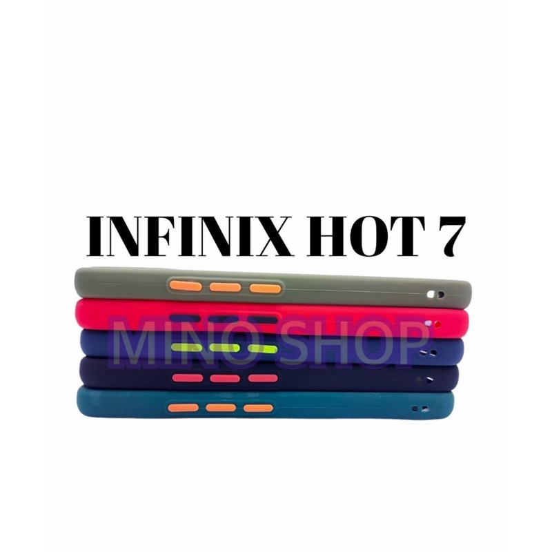 SOFTCASE INFINIX HOT 7 - HARDCASE DOVE MYCHOICE PLUS PELINDUNG KAMERA - AERO CASE