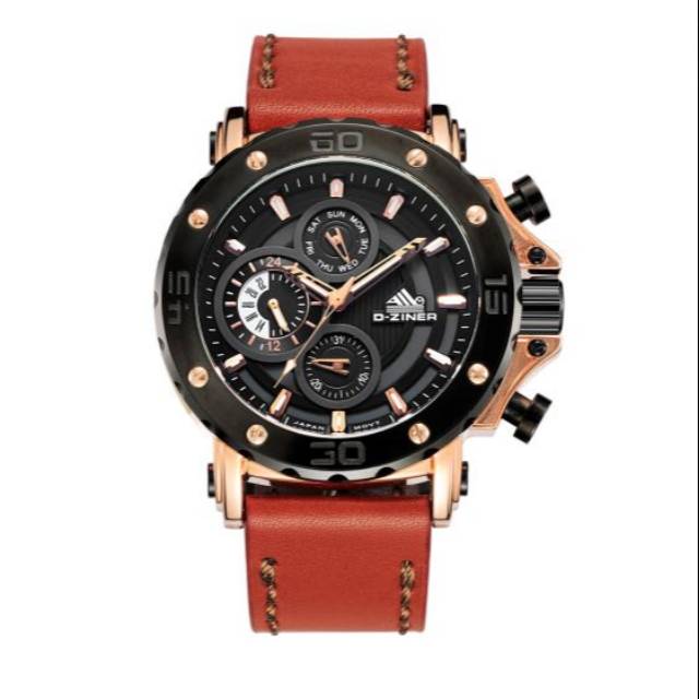 JAM TANGAN PRIA ORIGINAL JAM TANGAN D-ZINER JAM TANGAN KULIT PRIA