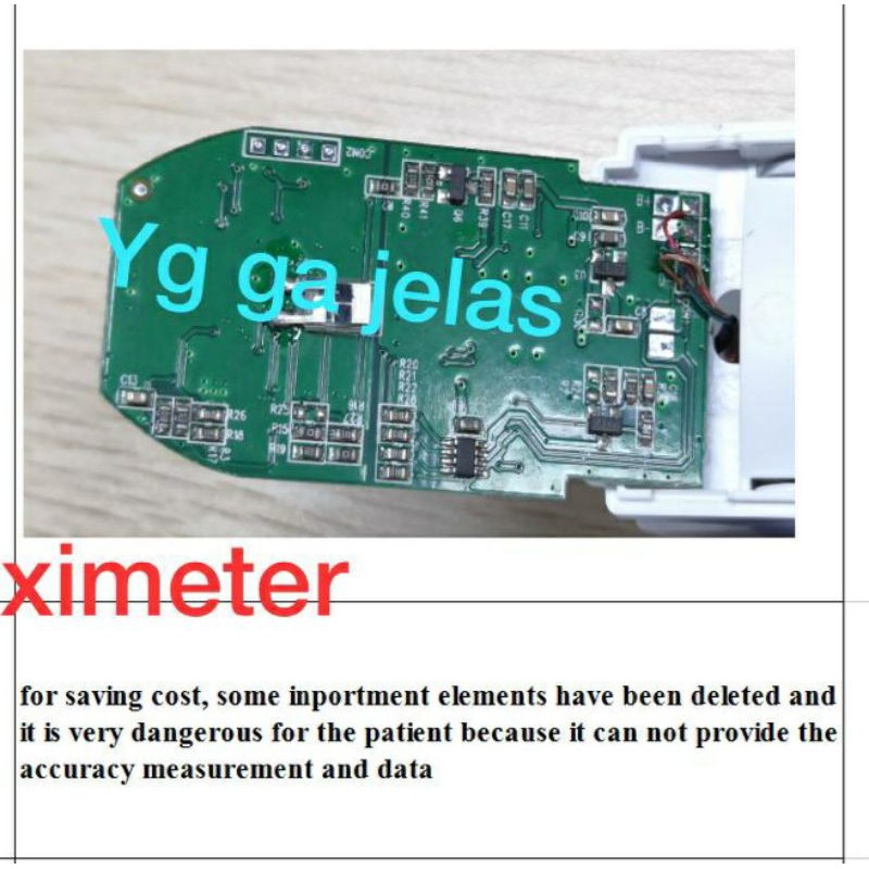 Pluse oximeter /Alat Ukur Kadar oxigen dan denyut jantung