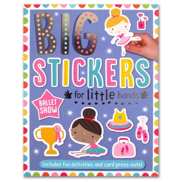 

Ballet Show Sticker Activity Book - Big Stickers for Little Hands