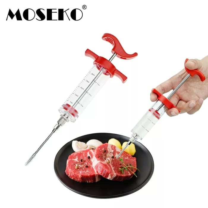

Order Langsung suntikan injeksi bumbu marinade daging steak BBQ-injector saus Diskon