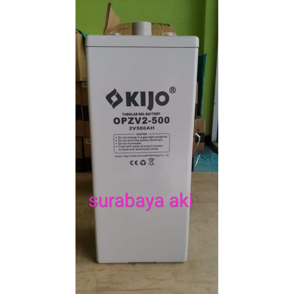 Aki Gel Kijo tubular 2v 500ah / Aki gell / Kijo 2VOLT 500Ah AKI KIJO 0PZV2 500AH