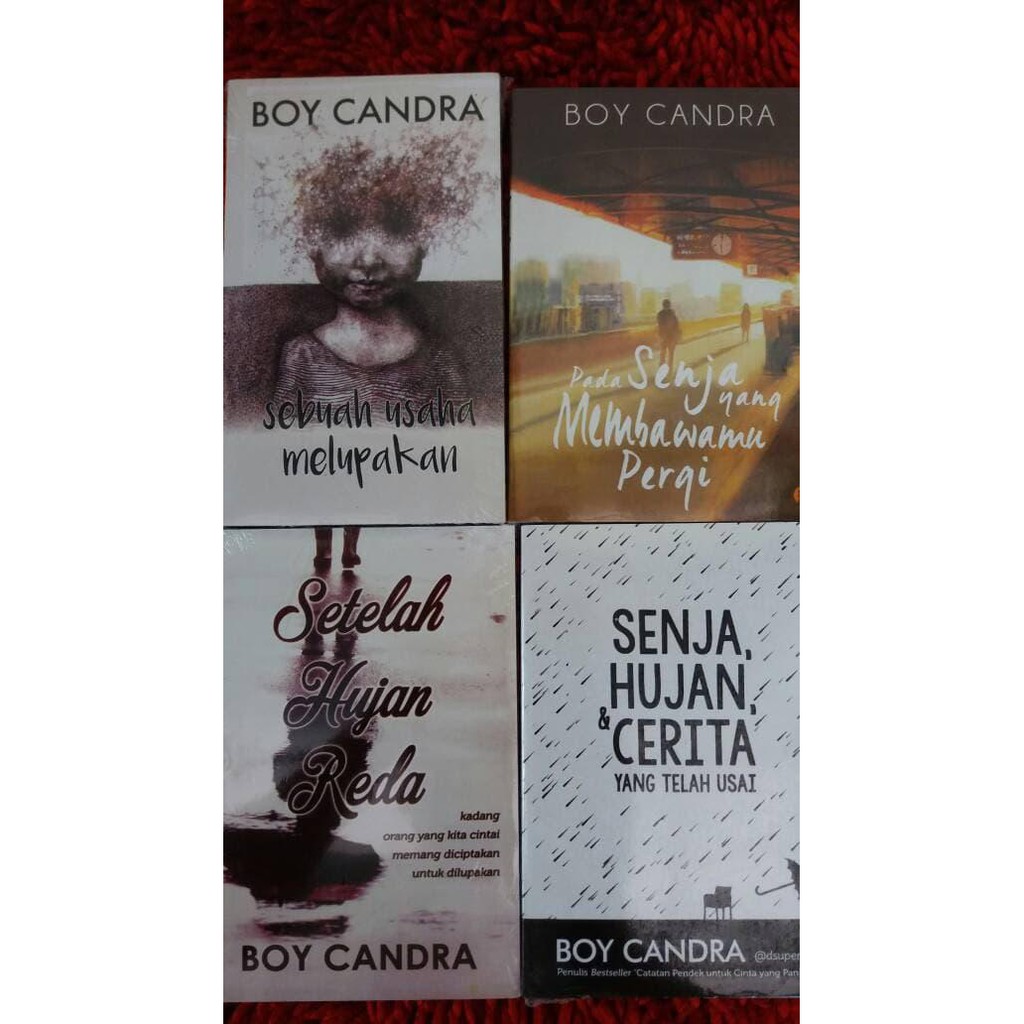 Hot Sale 1 Paket Isi 10 Novel Karya Boy Candra Terbaru Shopee