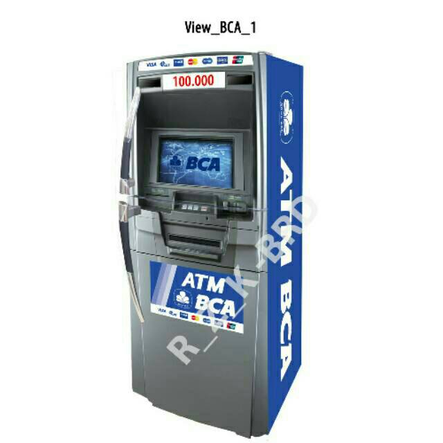 Sticker Kulkas 2 Pintu ATM BCA (Full Body 180K (3 Pcs))