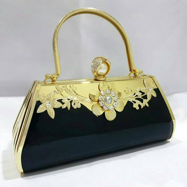 Tas Pesta Farnell Clutch Cantik Kondangan Glitter Glossy 2886/2876