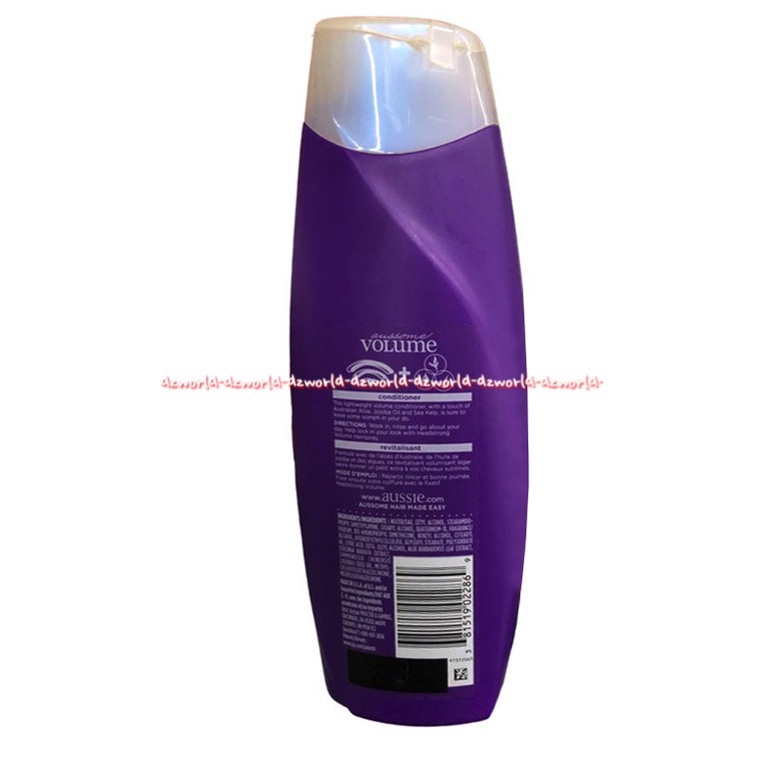 Aussie Mega Moist Conditioner 400ml Mega Smooth Volume Mend Miracle Mend Revitalisant Konditioner Menutrisi Rambut Ausie 400 ml