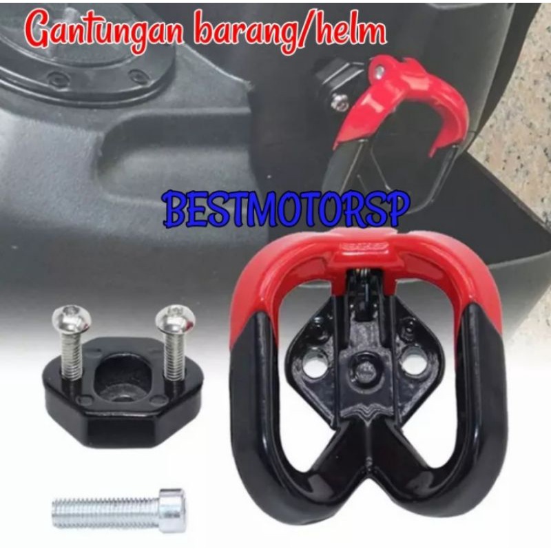 Gantungan Barang 2Cantolan Bisa Untuk Semua Motor Gantung 2 Cabang