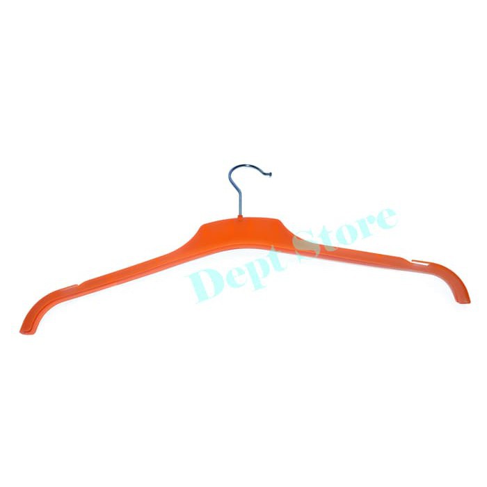 HANGER BAJU PLASTIK GANTUNGAN BESI WARNA JINGGA KHUSUS GOSEN/GRAB