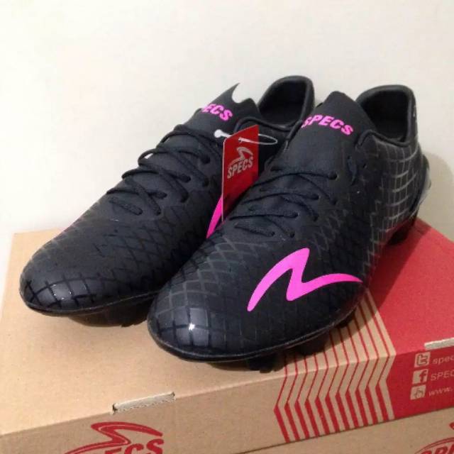 Sepatu Bola Specs Accelerator Exocet FG Black Original