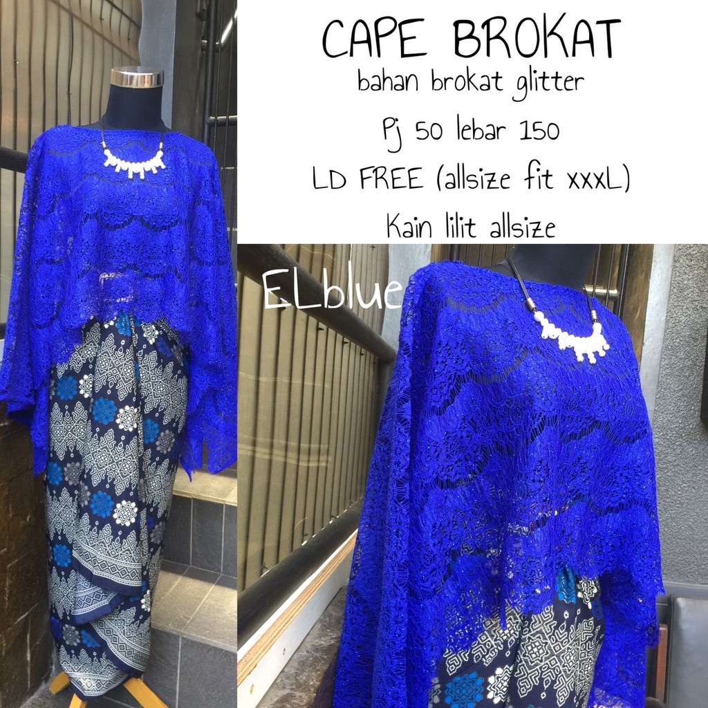 HARGA PROMO!!!!! KEBAYA CAPE BROKAT / KEBAYA BROKAT / KEBAYA BROKAT MODERN / KEBAYA KONDANGAN