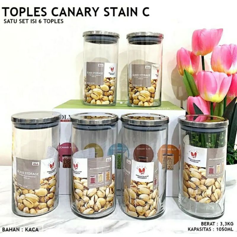 DLX Toples Canary C Toples Kue Toples Serbaguna / Toples Kaca