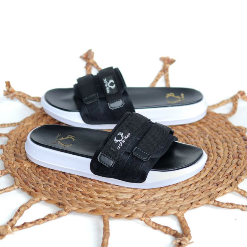 Sandal Pria Kekinian Sendal Slide Casual Slop Main Ringan Nyaman Murah