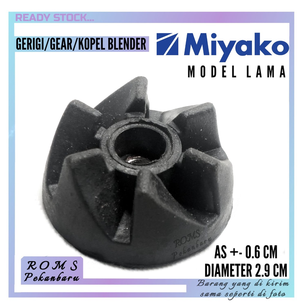Jual GEAR KARET BLENDER MIYAKO LAMAKOPEL BLENDERGERIGI BLENDER DRAT