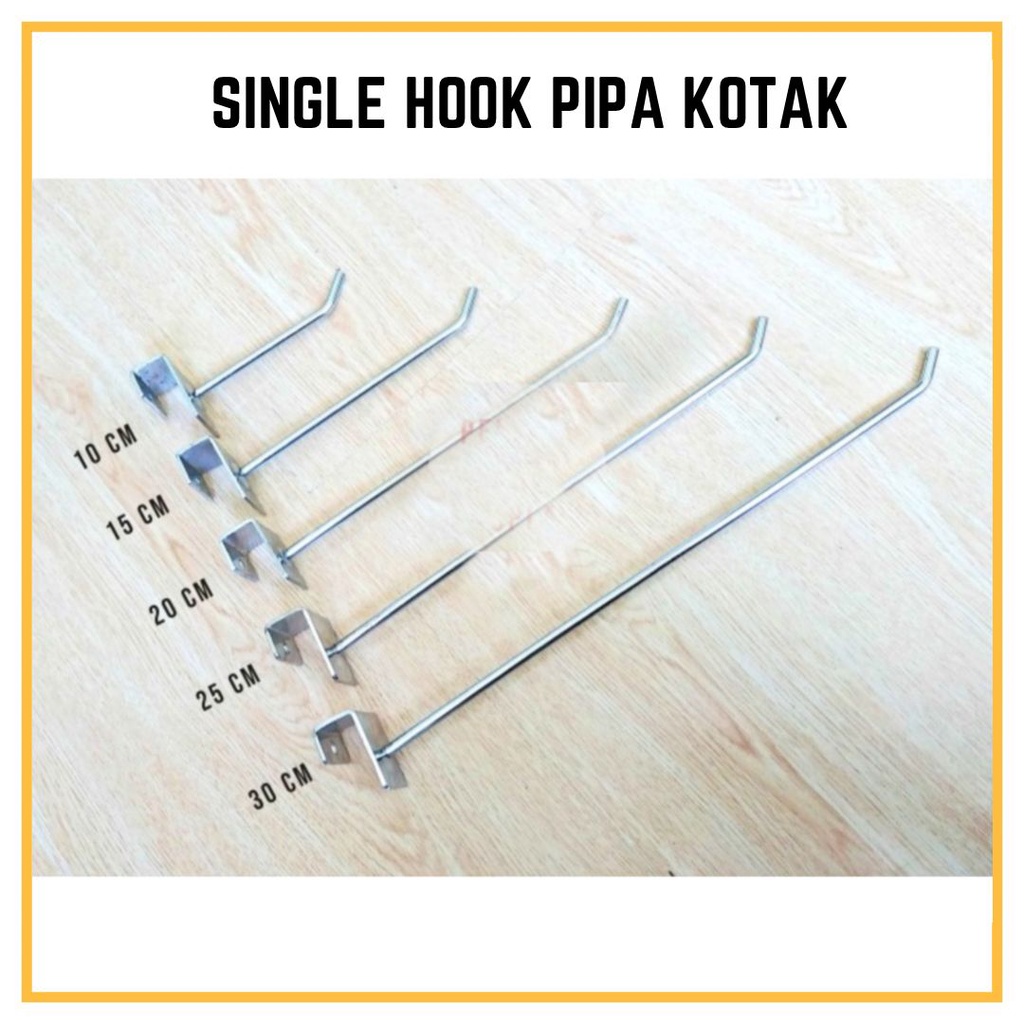 Jual Cantolan Shook Pipa Kotak Single Hook Cm Cantelan Untuk Pipa Kotak