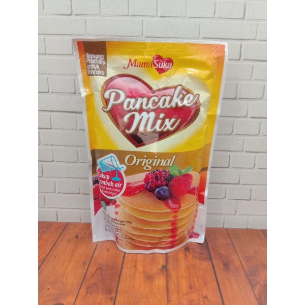 

Mama Suka Pancake Mix Original 190 gr / Mama Suka tepung Pancake Original Mix 190 gr