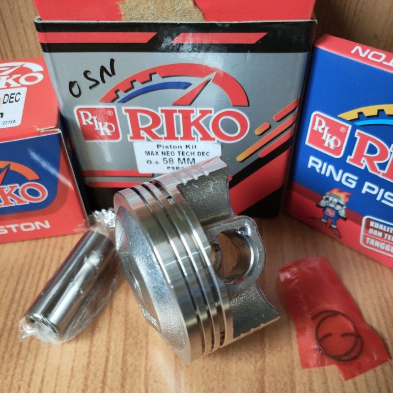 Seher/piston kit mio/nouvo,uk 57 sampai 59 pin 15,by riko vietnam-5