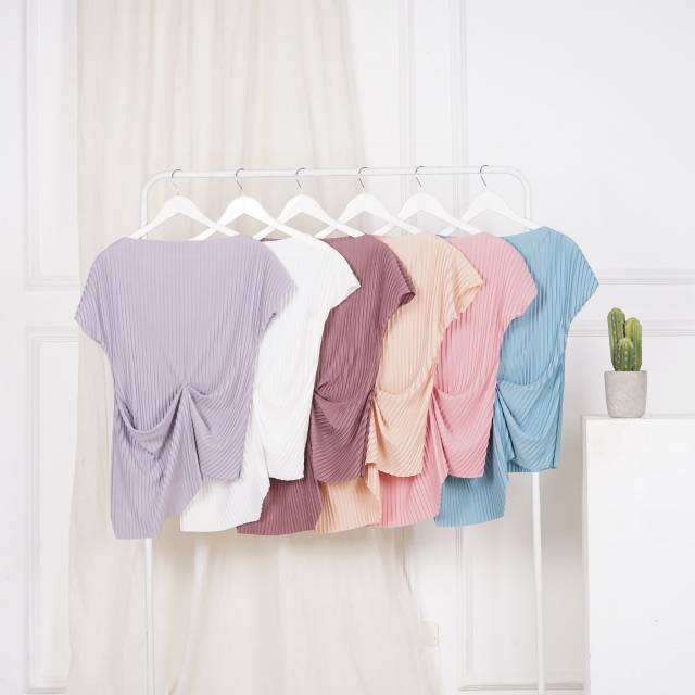MITTY PLEATS TOP - atasan plisket