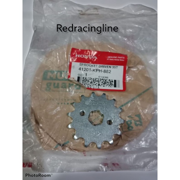 Gear Set Depan+Belakang Honda Supra x125 / Kharisma AHM