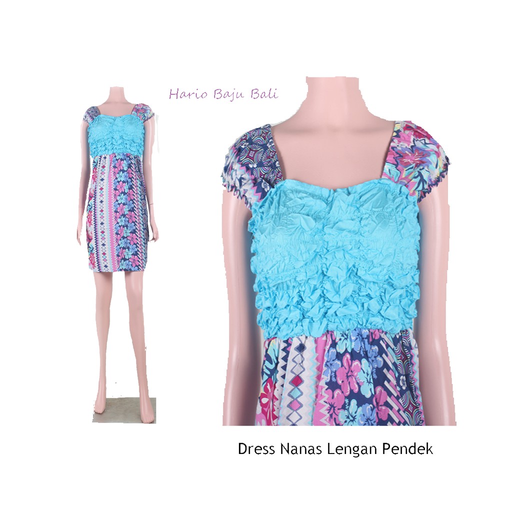DRESS REMAJA DASTER GROSIR DRESS NANAS LENGAN PENDEK
