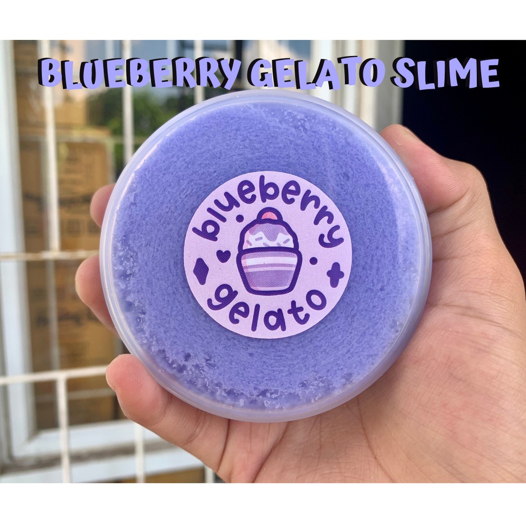 BLUEBERRY GELATO PREMIUM SLIME // BONUS SLIME ACTIVATOR // CLOUD SLIME