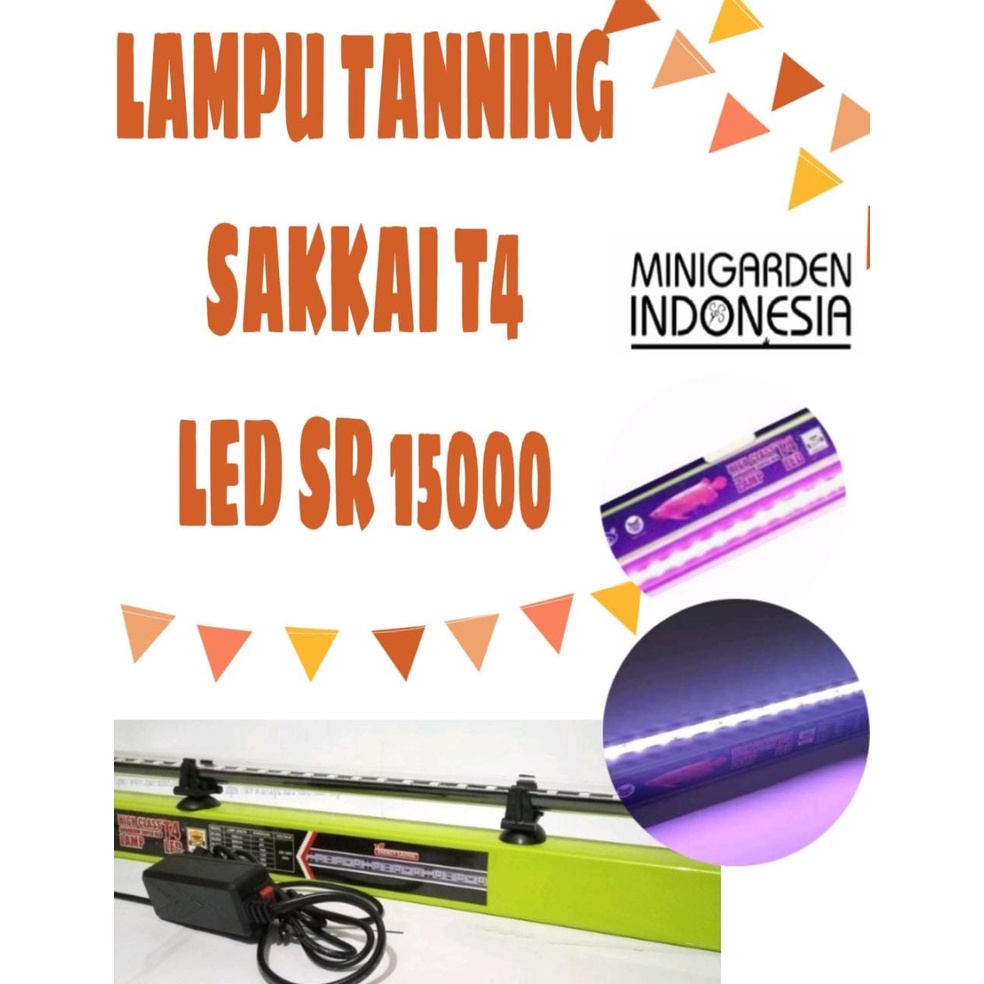 SAKKAI PRO T4 SR-15000 LAMPU TANNING CELUP IKAN ARWANA LED AQUARIUM