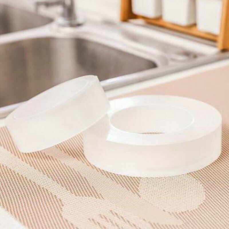 Hot Sale/3 /10M Tahan Jamur Dapur Wastafel Nano Transparan Tape/Perekat Diri Kolam Air Seal/Kamar Mandi Toilet Gap Strip Stiker Silikon