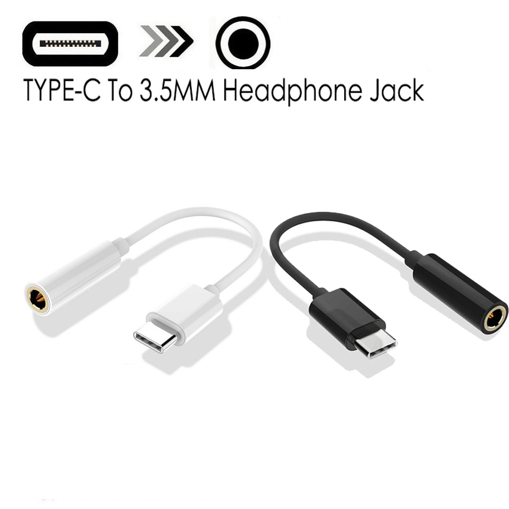 USB-C Type C to 3.5mm Kabel AUX Extension Audio Stereo Headphone Jack Adapter