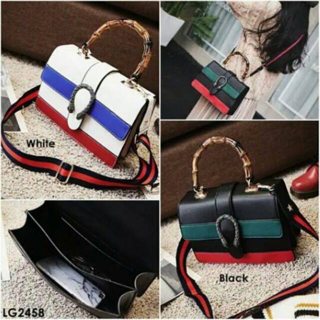 tas import gucci bamboo