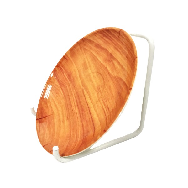 Onyx Centris Piring Bulat / Round Plate Natural Wood 6