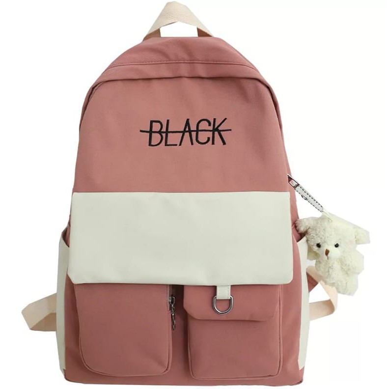 TAS RANSEL AIDA-TAS BLACK-TAS KOREAN STYLE-TAS SEKOLAH-RANSEL SEKOLAH-MORYMONY