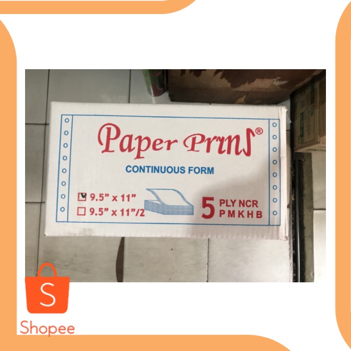 

paper print continuous form 9.5 x 11 5 ply kertas continuous perkakas