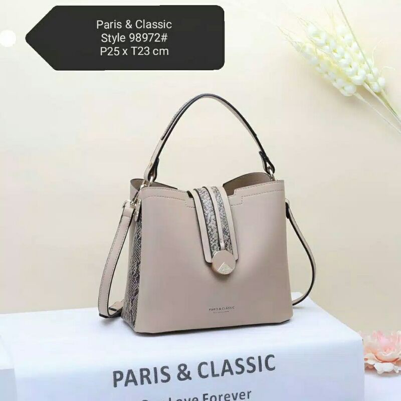 TAS PARIS CLASSIC / TAS WANITA TERBARU / TAS FASHION / TAS IMPORT / TAS SELEMPANG / TAS JINJING