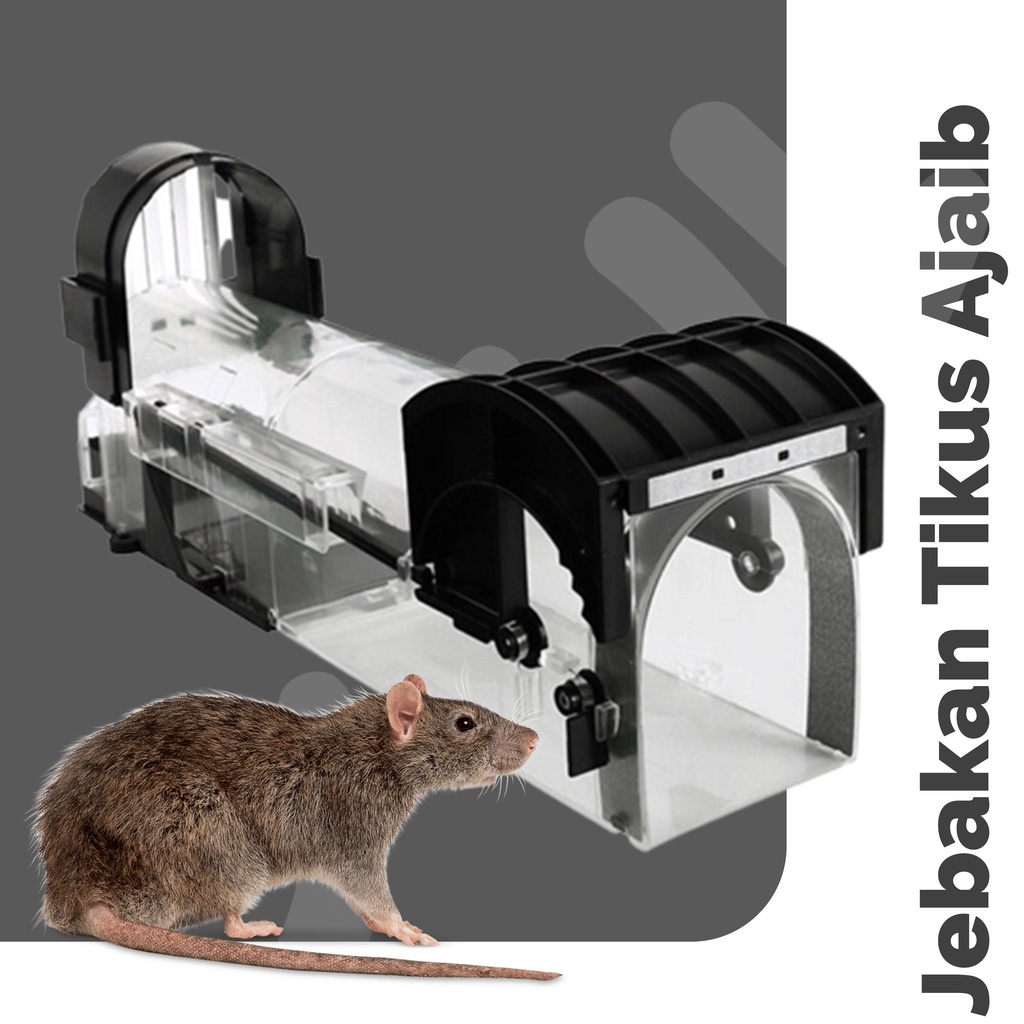 Jebakan Perangkap Senteg Tikus Curut Mini Kecil Mouse Trap Cage Tanpa Membunuh Melukai Modern