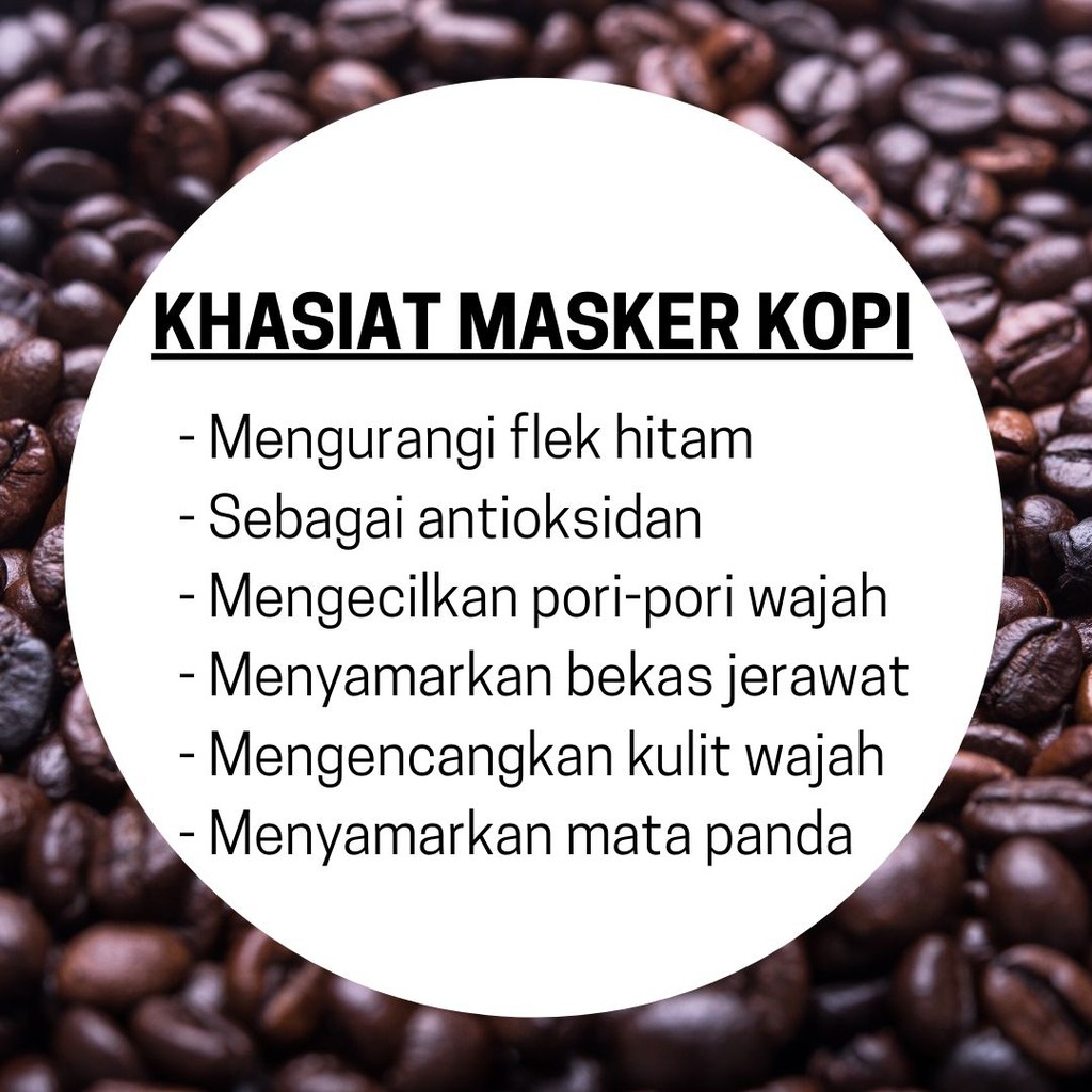 Apa manfaat masker kopi