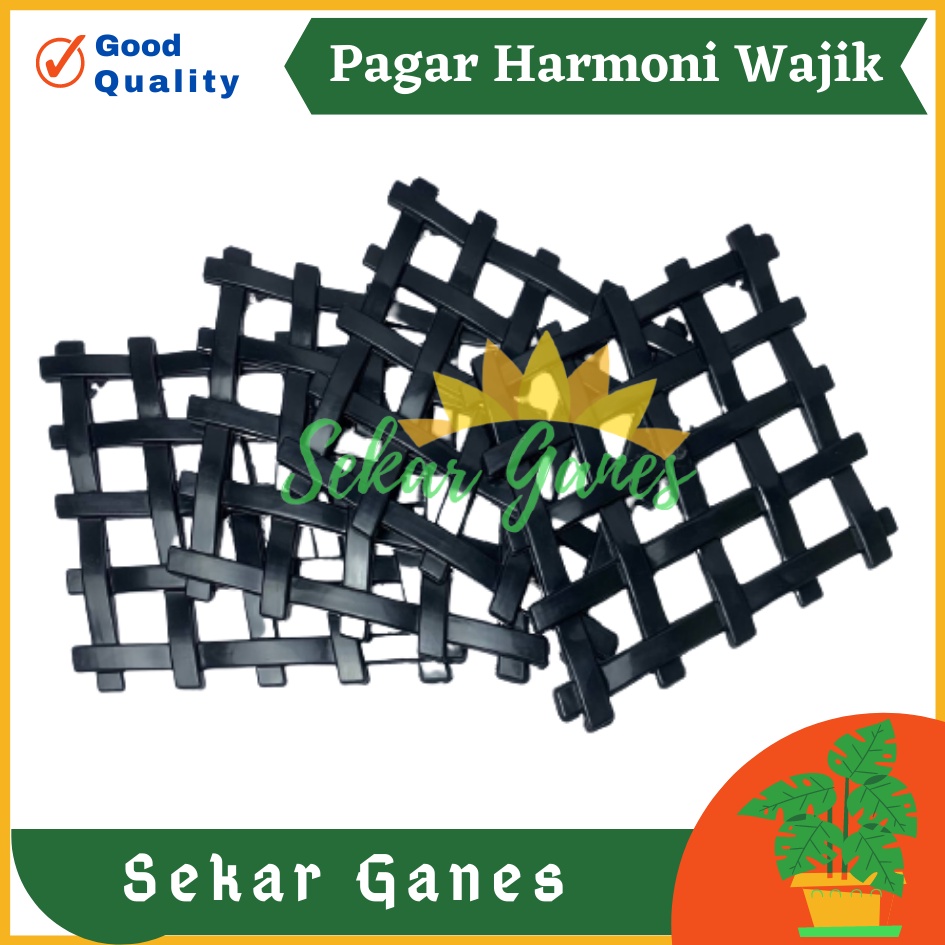 Pagar Wajik Harmoni Putih Ornamen Bunga Vas Wajik Pagar, Jaring, Rambatan Plastik Ukuran Kecil Sedang Besar untuk Bunga Hias Artificial Hiasan Ruang Tamu Dinding Home Grosir Murah Wajik Putih / Breket/ Tatakan/ Pagar Plastik/ Bunga Plastik/ Rumput Plastik